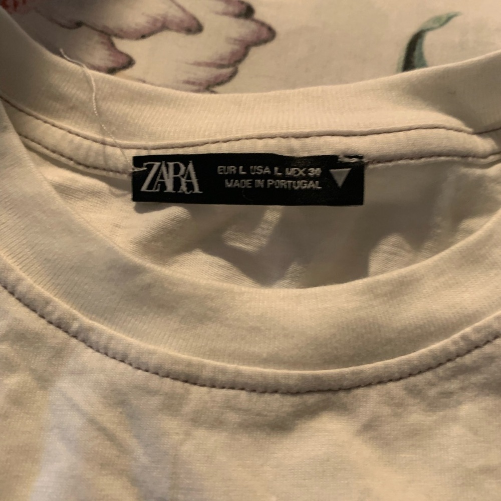 Zara Fairy Love Graphic T-Shirt Size Large - Picture 3 of 7